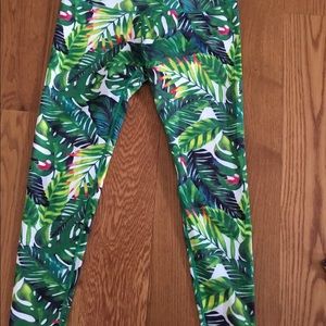 Om Bomb yoga leggings from Japan